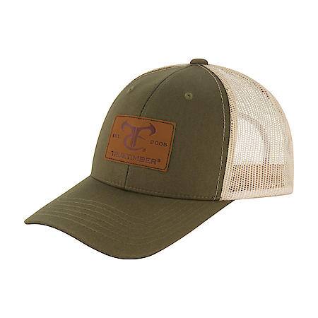 Camoflauge American Flag Trucker Baseball Hat: Snap Back Adjustable, Curved Brim, Cotton/Poly Blend