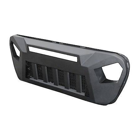 Replacement, Bar Style, 1 Piece, With LED Light Bar Cutout, Titanium Black