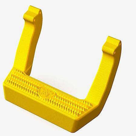 Cab Mount, Multi-Fit, Set Of 2, Flat Step, Xp7 Safety Yellow, Aluminum, 14" L