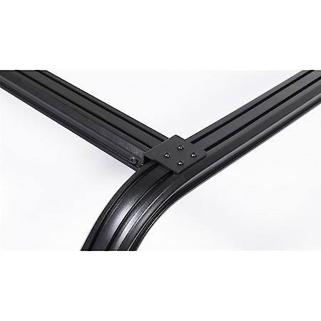 500 Lb Tie-Down Capacity, Bolt-On, Black Powder Coated, Aluminum
