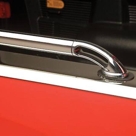 Direct-Fit, Stake Pocket Mount, Polished, Ss, With Built In Tie Down