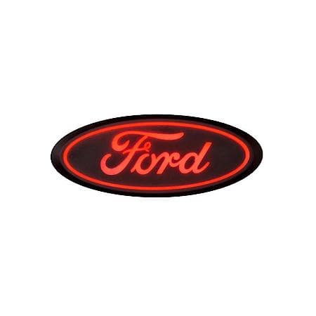 Licensed Ford Logo, Red Led, Tailgate, Black, Ip69K Rated, Plug And Play