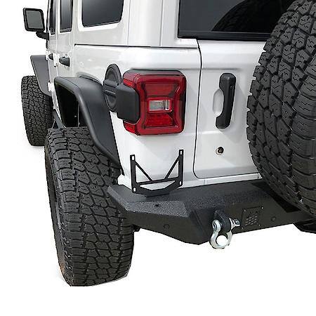 1-Piece Design, Direct-Fit, Textured Black Steel, With D-Ring Mount/D-Ring