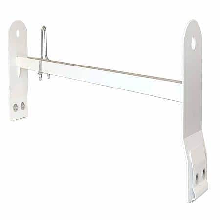 For Use With Trail Fx Universal Van Rack With Gutter, Powder Coat, White, Steel