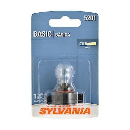 5201 Basic: Halogen Headlight Bulb, Basic Performance, 1 Pack