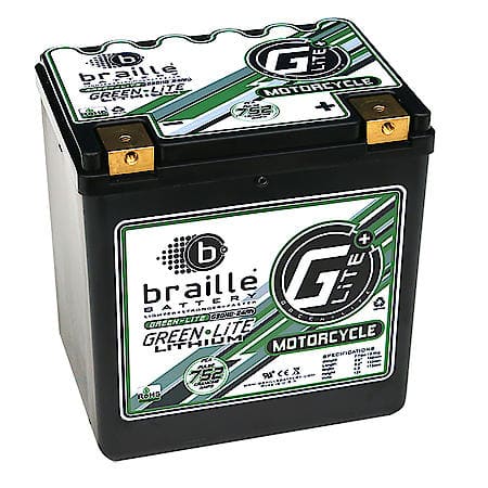 Lithium Green-Lite 12 Volt Battery - Motorcycle Spec