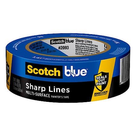 Blue Trim Basboard Painter's Tape, 2093EL36E, 1.41 in. x 60 yd.