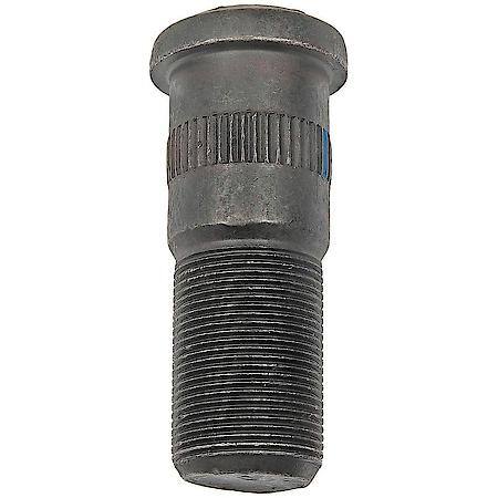 Wheel Stud: Serrated, 1 1/8-16 Thread Size, Right Hand Thread, 5 Pack