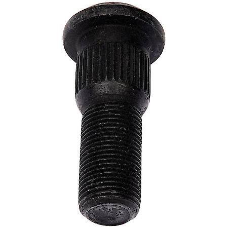 Wheel Stud: Serrated with Clip Head, 3/4-16 Thread Size, Right Hand Thread, 5 Pack