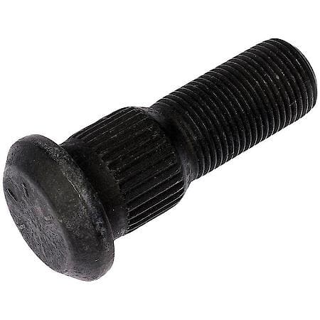 Wheel Stud: Serrated with Clip Head, 3/4-16 Thread Size, Right Hand Thread, 5 Pack