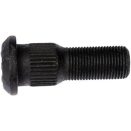 Wheel Stud: Serrated with Clip Head, 3/4-16 Thread Size, Left Hand Thread, 5 Pack