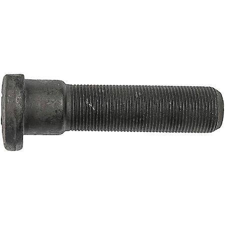 Wheel Stud: Non-serrated with Clip Head, 1 1/8-16 Thread Size, Right Hand Thread, 5 Pack