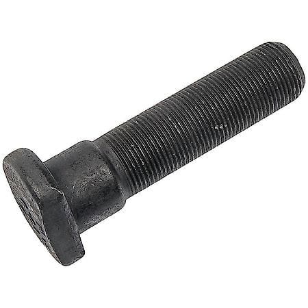 Wheel Stud: Non-serrated with Clip Head, 1 1/8-16 Thread Size, Right Hand Thread, 5 Pack