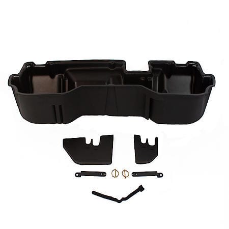 Under Rear Seat, 1 Compartment, Black, Hd Polyethylene, With Gun Rack Inserts