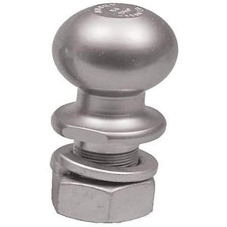 2"Ball, 3500Lb Gross Towing Capacity, 3/4"Dia Shank, 1.75"L Shank, Chrome, Steel