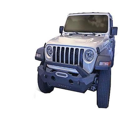 One Piece Stubby Design, Direct-Fit, Textured Powder Coated Black Steel