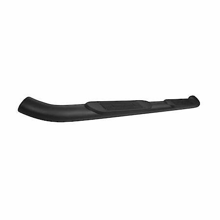With Step Pads, 4"Oval Bent, Polished Ss, With Welded End Caps, Frame Body Mount