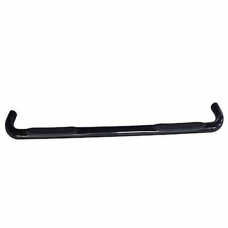 3"Round Bent, Powder Coated Black Steel, Body Mount, With Step Pads