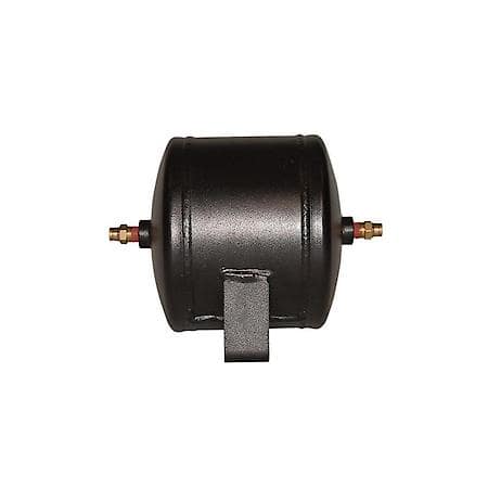 1Gal, 12"W X 6.5"Tall, With Two 1/4 Npt Ports, Black, Without Handle
