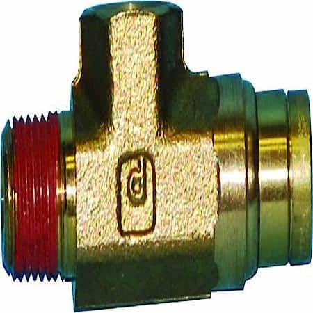 1/8 Inch Npt To 1/4 Inch Ptc, Single