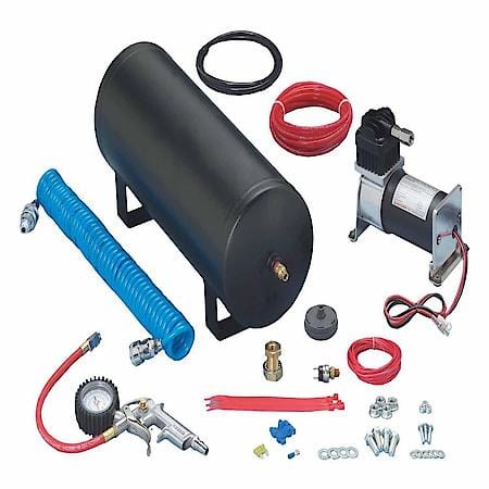Includes Heavy Duty Compressor/3 Gallon Air Tank/25 Foot Extension Hose