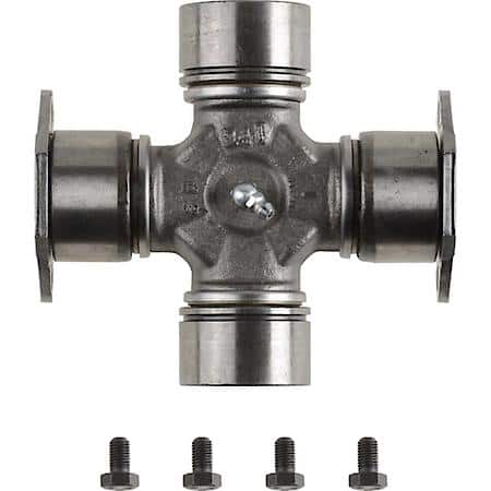 Universal Joint Greaseable, 1610 Series Half Round, with Grease Zerk in Center of Cross