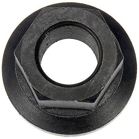 Wheel Lug Nut: M20-1.50 Thread, Flanged, 30 mm Length, Black Phosphate, 10 Pack