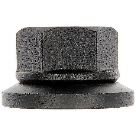 Wheel Lug Nut: M20-1.50 Thread, Flanged, 30 mm Length, Black Phosphate, 10 Pack