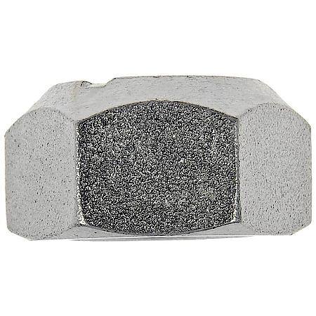 Wheel Lug Nut: 3/4-16 Thread, Conical, Locking Hex, 0.628 in Length, Zinc Clear Chrome, 25 Pack