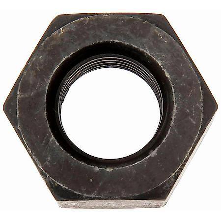 Wheel Lug Nut: 3/4-10 Thread, Flat, Hex, 0.75 in Length, Black Phosphate, 25 Pack
