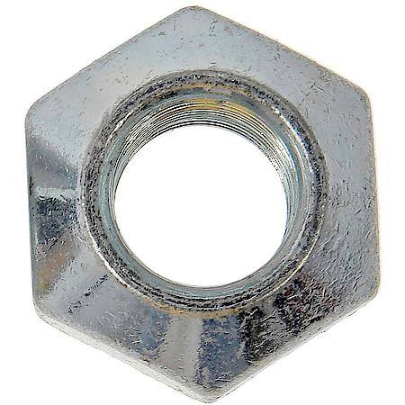 Wheel Lug Nut: 9/16-18 Thread, Conical 90, Hex, 0.68" Length, Zinc Clear Chrome, 10 Pack