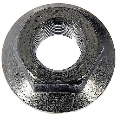 Wheel Lug Nut: 9/16-18 Thread, Flanged, 0.56" Length, Zinc Clear Chrome, 10 Pack