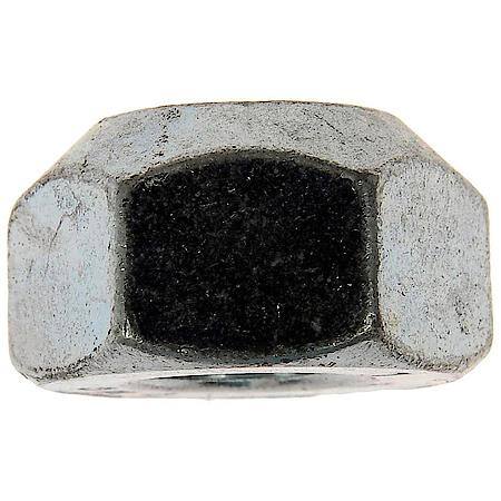 Wheel Lug Nut: 9/16-18 Thread, Conical, Hex, 0.625 in Length, Zinc Clear Chrome, 25 Pack