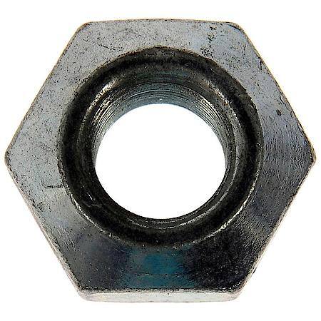 Wheel Lug Nut: 9/16-18 Thread, Conical, Hex, 0.625 in Length, Zinc Clear Chrome, 25 Pack