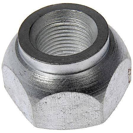 Wheel Lug Nut: 3/4-16 Thread, Conical, Hex, 0.99" Length, Zinc Clear Chromate, 10 Pack