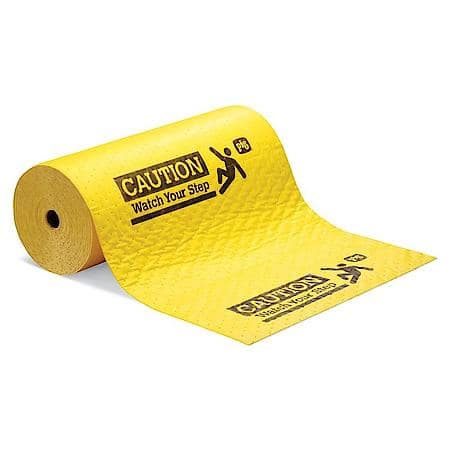 Pig Chat Mat Yellow Absorbent Roll, 24"X75', Universal