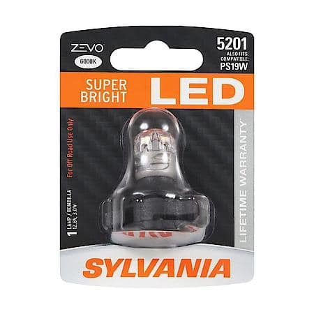 5201 ZEVO: White LED Mini Bulb, Super Bright, Lifetime Limited Warranty, 1 Pack