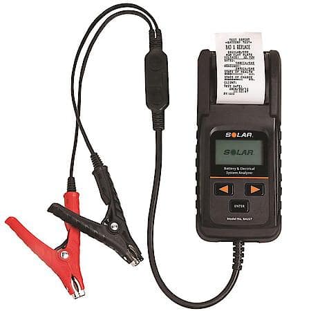 12V Digital Battery And System Tester With Printer, 100-1400Cca