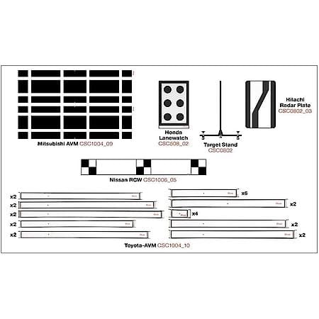 ADAS Calibration Package 2 with Camera Calibration for MA600 & Standard Frames