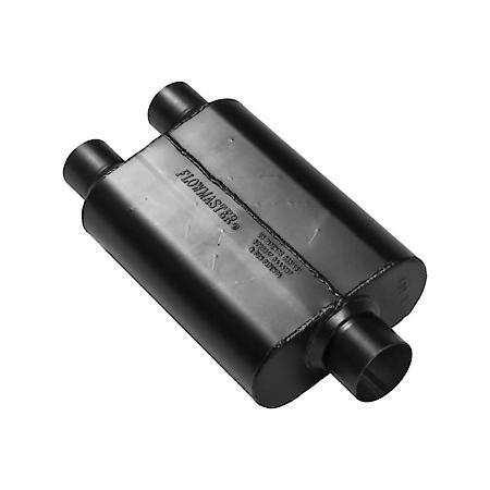 40 Series Muffler - 2.50 Dual In / 3.00 Center Out - Aggressive Sound