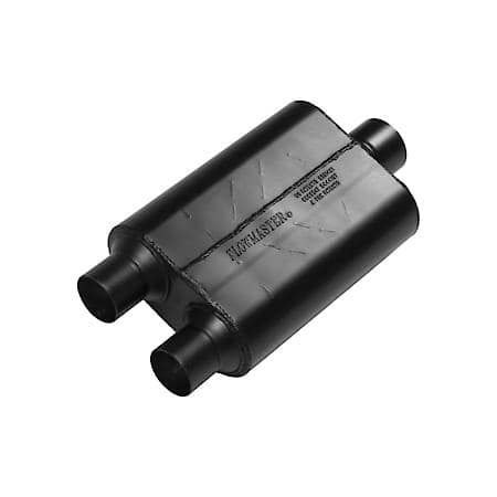 40 Series Muffler - 2.50 Dual In / 3.00 Center Out - Aggressive Sound
