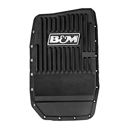 Cast Aluminum Transmission Pan For Ford 6R80 - Black Anodized