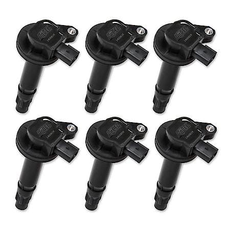 Coil:Ford 4.0L V6 6 Pack-Black