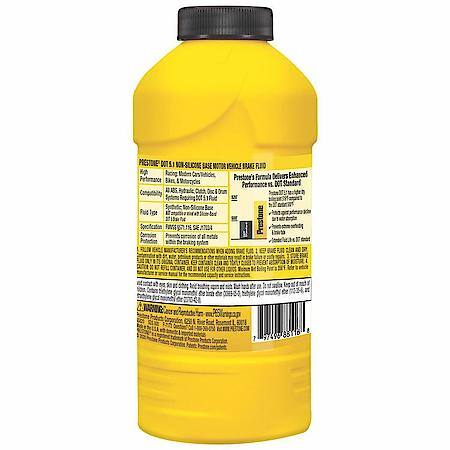 DOT 5.1 Brake Fluid: Synthetic, High Grade, High Performance Formula For Extreme Braking, 12 oz.