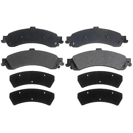 Semi-Metallic Disc Brake Pad Set with Wear Sensor - Rear