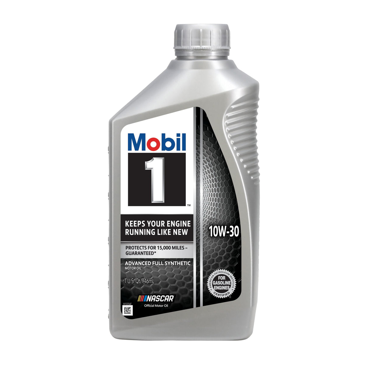 Mobil 1 Full Synthetic 10W-30 Motor Oil 1 Quart 122319