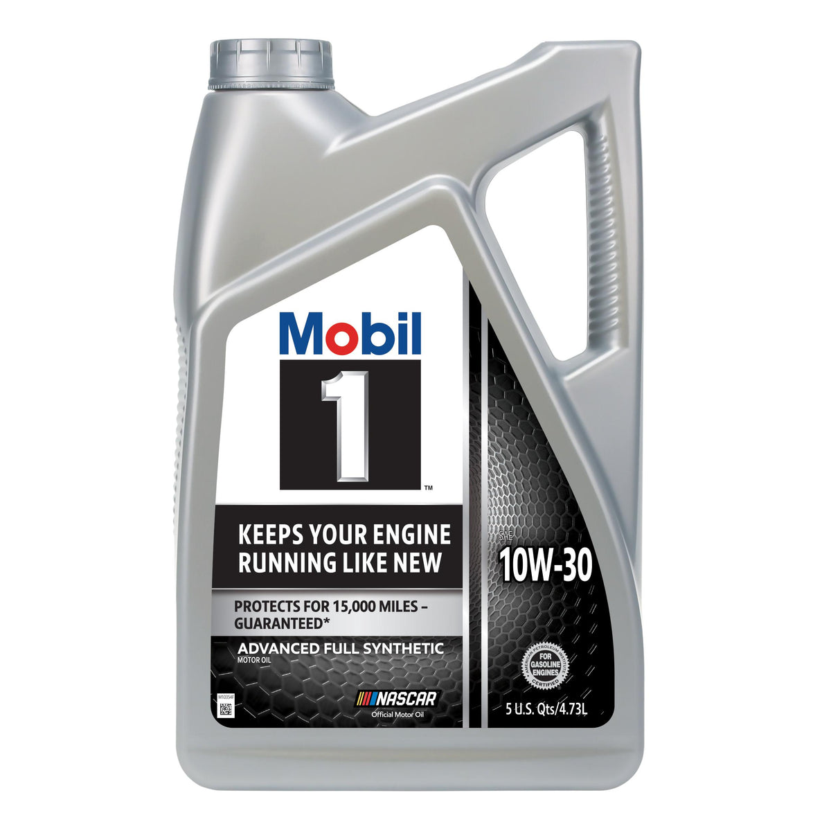 Mobil 1 Full Synthetic 10W-30 Motor Oil 5 Quart 122326