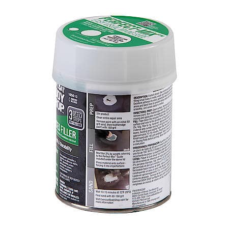 Pro-Grade Reinforced Filler for Rust Repair & Small Holes, 13 oz.