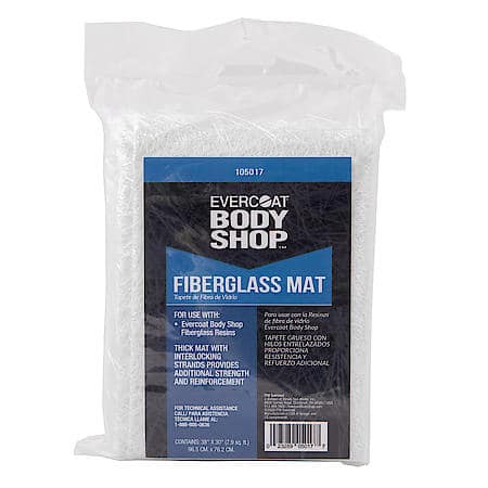Pro-Grade Fiberglass Mat for Body Shop Repairs, 8 sq. ft.