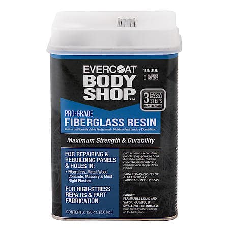 Premium Fiberglass Resin for High-Stress Repairs & Fabrication, 128 oz.